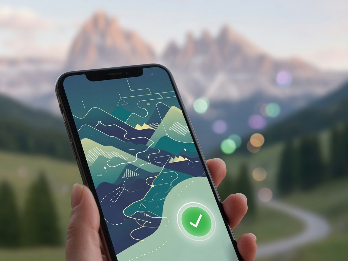 Digitale E-Vignette auf dem Smartphone